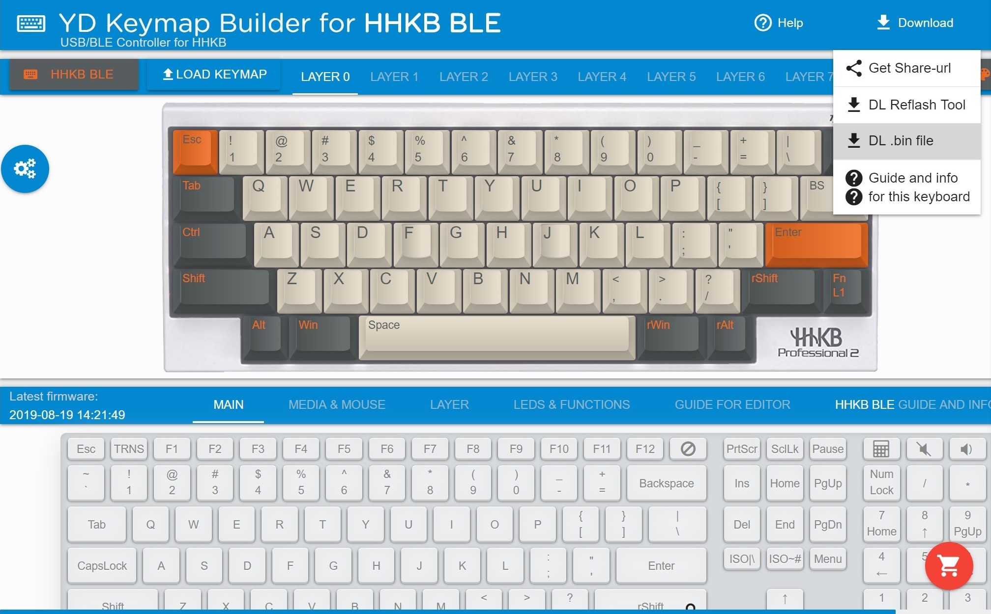 HHKB Pro2 無線化・キーリマップ改造 BLE MOD - PC周辺機器