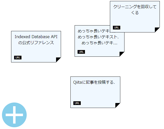 Indexed Database Apiを使ってスタンドアロンな付箋アプリを作ってみる Qiita